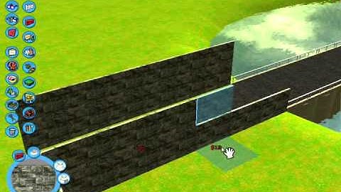 RCT3-How to Build a Building on a Bridge