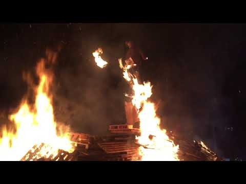 veriotis.gr - Αποκριά 2018 στο Μακροχώρι, Κάψιμο Καρνάβαλου
