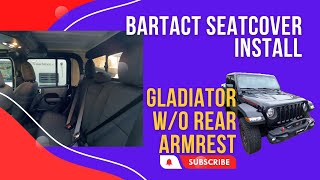 How to install Bartact Seat Covers for 23 Gladiator without rear armrest #Bartact #Jeep #Gladiator