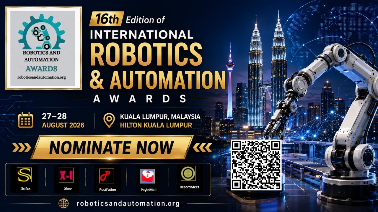 16th Edition of International Robotics and Automation Awards | 27–28 August 2026 | Malaysia