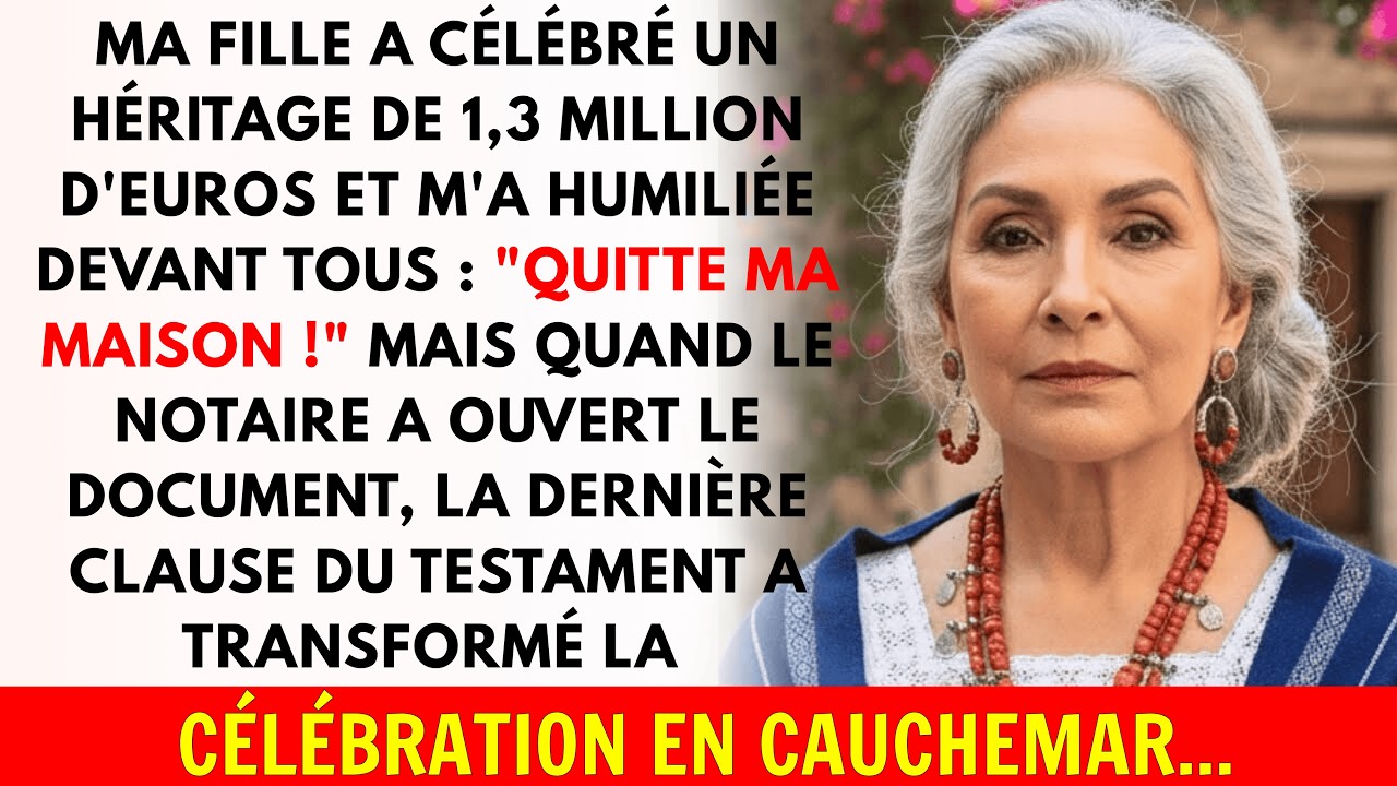 Ma Fille M'a Chassée Après Avoir Hérité 1,3 Million, Mais La Clause du Testament a Tout Changé...