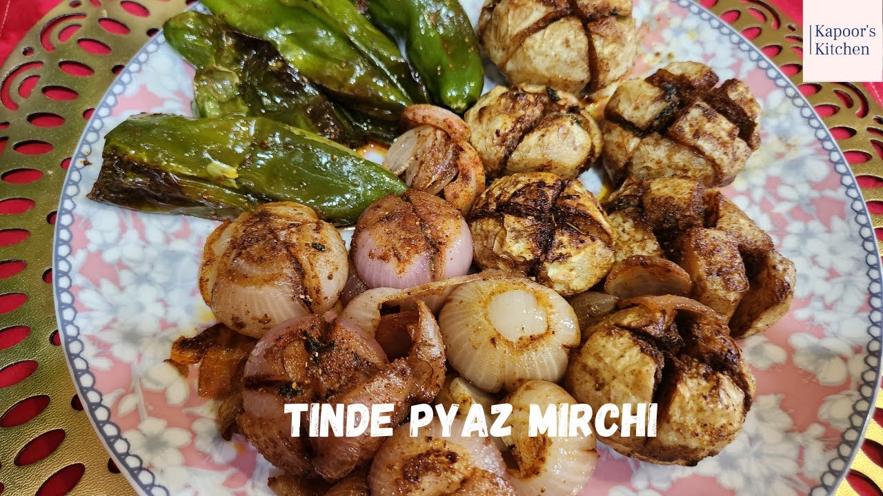 Tinde Pyaz Mirchi- Easy and Quick Recipe - YouTube