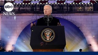 Watch LIVE - Pres. Biden speaks before anniversary of Russia-Ukraine war in Warsaw, Poland