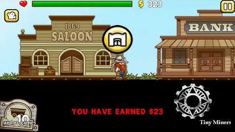 Tiny Miner (by qube 3D) - arcade game for android and iOS - gameplay.