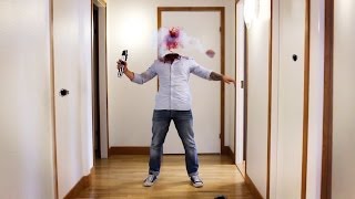 Lightsaber fight. Blocking blaster shots and headshot.  - After Effects