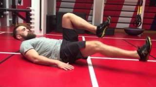 Knees up scissor kicks