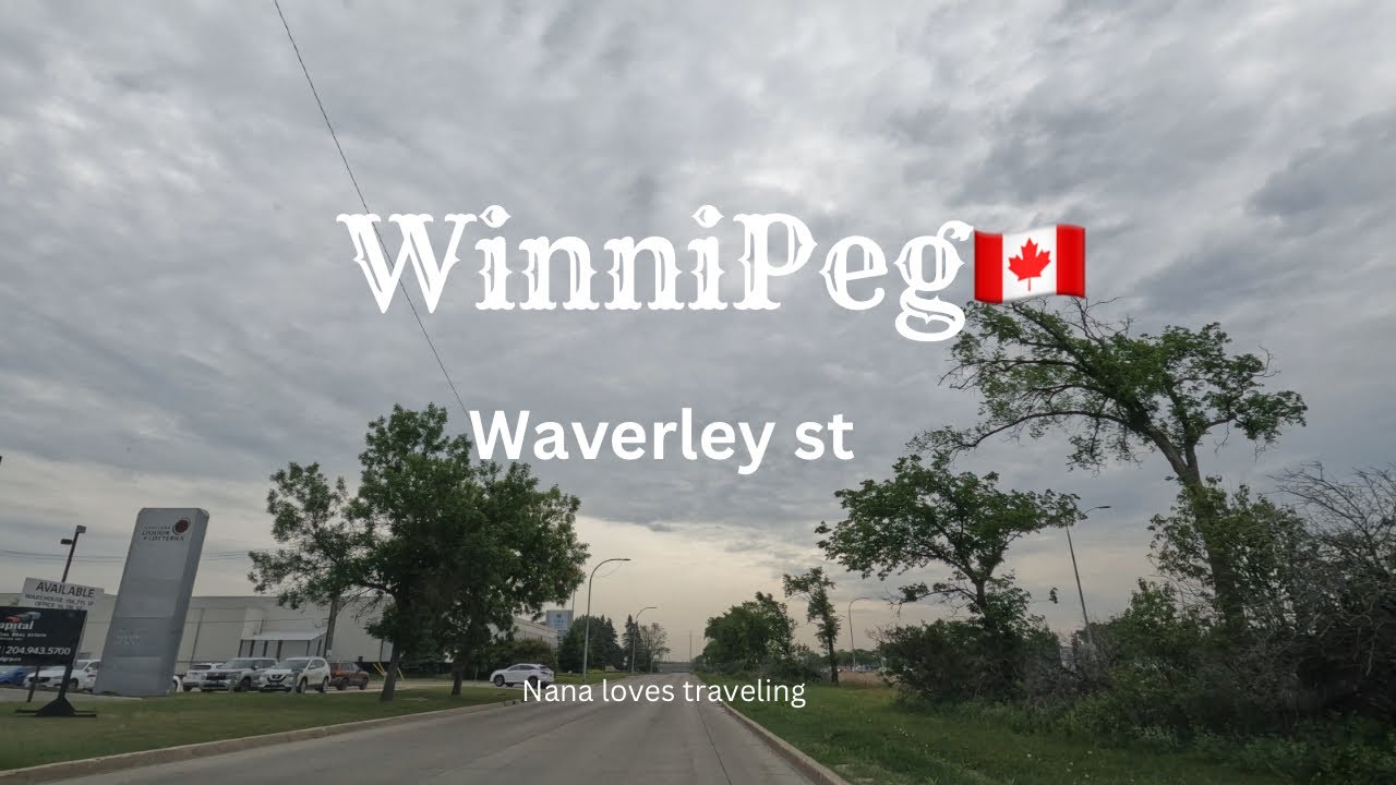 Drive tour | Waverley St | 16 Jun 2025 #4k #winnipeg #canada