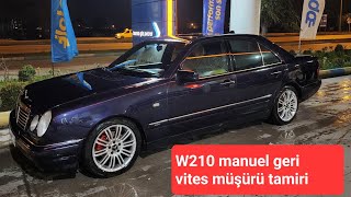 W210 E200 Manuel geri vites müşür tamiri. Biraz sabır sınavı ama sonuçta 1000 liranız cebinizde 😅