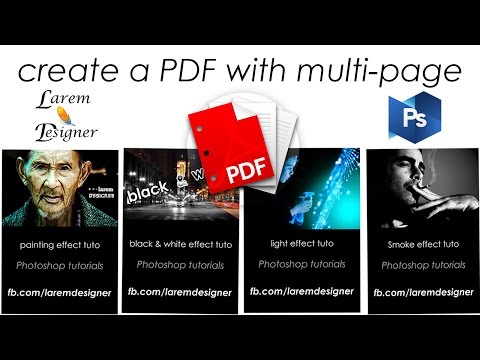 create PDF multi-page using Adobe photoshop