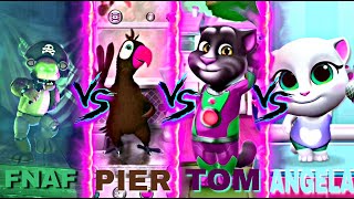 FNAF vs PIER vs TOM vs ANGELA | ¿WHO IS BEST SINGER?