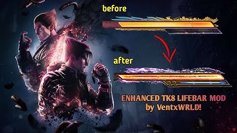 ENHANCED TK8 LIFEBAR MOD by VentxWRLD! | Tekken 6 Global Mod | Re-texture Project | PPSSPP