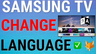 how to change the language on samsung smart tvs