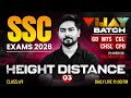 SSC Maths 2026 | Height &amp; Distance #3 | Maths for GD, MTS, CGL, CHSL, CPO Exam | Maths By Ashish Sir