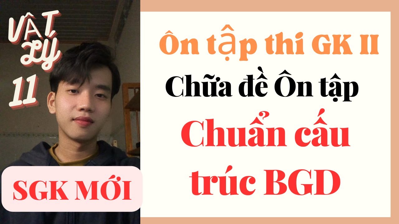 [Vật Lý 11] Ôn tập thi Giữa Kỳ II - Đề chuẩn cấu trúc BGD Chương trình mới.