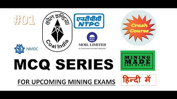 Mining MCQ question set-01 #miningmcq #wclexam #miningsirdarexam #miningmadeeasy #miningexams