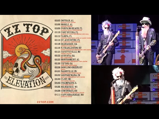 ZZ TOP announce 2025 leg of 