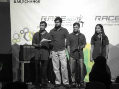 Unni Menon And Nisar At Race 2011 Final UAE Exchange Centre LLC Dubai