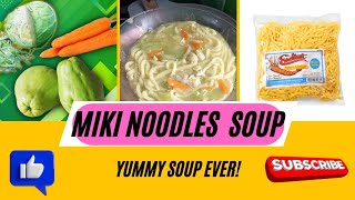 How to Cooked | Miki Noodles Soup souprecipe noodlesrecipe mikisoup ulamrecipe