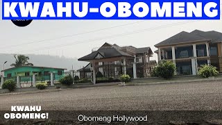 Kwahu - Obomeng Township Drive Via Obomeng Hollywood Enjoy The Ride With The Seeker Ghana.