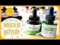 ECOLINE vs. DR. PH. MARTIN's HYDRUS LIQUID WATERCOLOURS- comparison & review- Which is BEST? (2018)