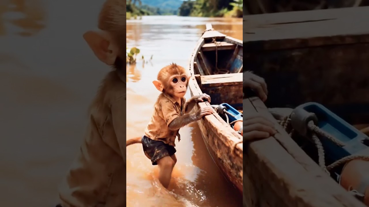 Coco monkeysave mother from flood 
