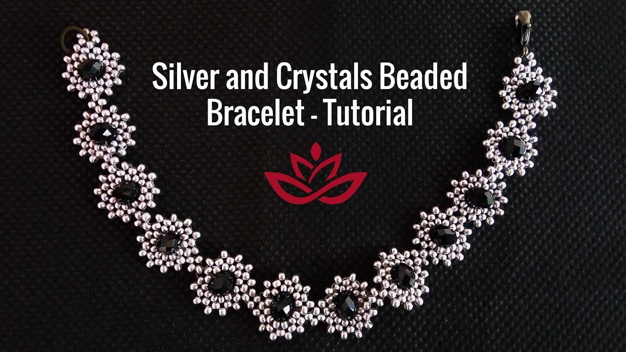 Crystals and Seed Beads Bracelet - Tutorial. How to Make DIY Bracelet?