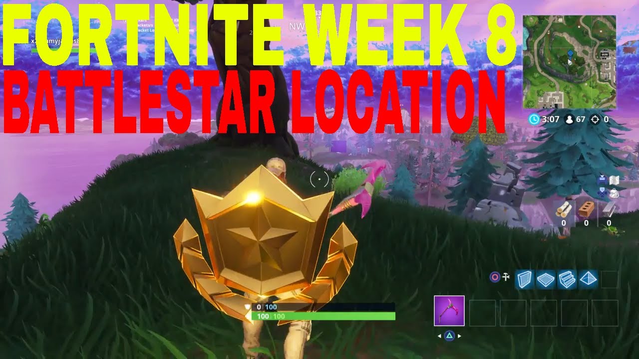 Fortnite Battlestar Location Week 8