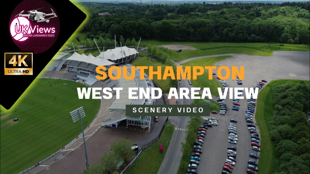 Southampton West End Area from Above | Drone Aerial 4K