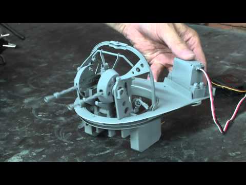 RC Avro Lancaster 1/10 Scale - Front Turret Test