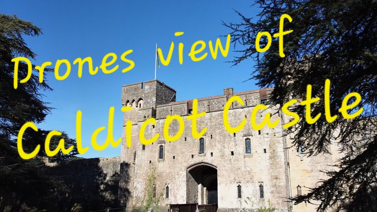 Caldicot Castle from above