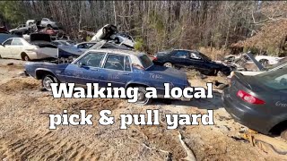Walking a local pick & pull junkyard