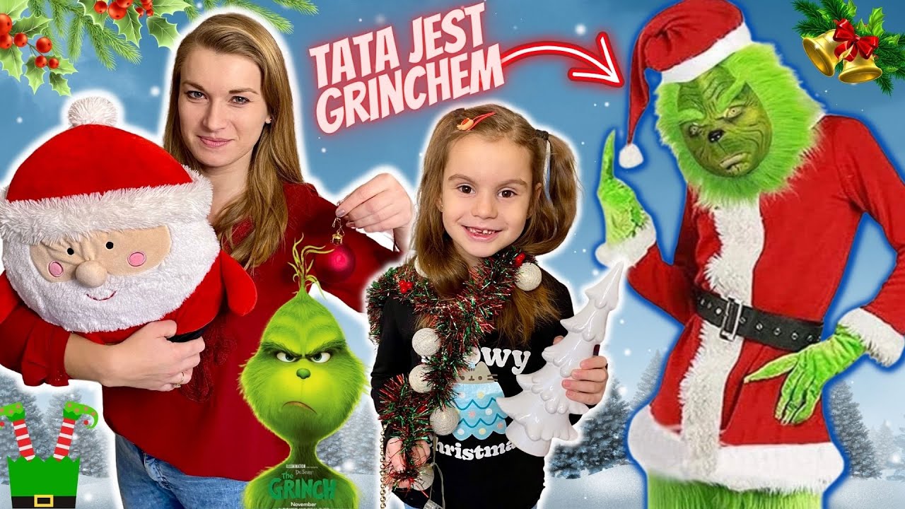 Vlogmas 3- dekorujemy świątecznie pokój Oliwii🎄🎅 Tata jest Grinchem😱
