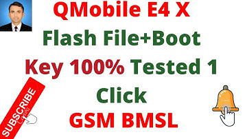 QMobile E4 X Flash File Unlock Passward By Cm2 1 Click