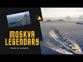 Moskva WoWs Gameplay with Legendary Module / World Of Warships
