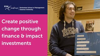 Finance & Investments Master programme at Rotterdam School of Management, Erasmus University