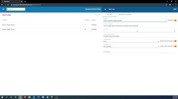 Create a New Alert Rule in OpenPoint Web