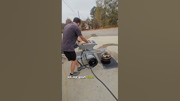 we 🔥FIRED🔥 our concrete mixer 🚧 #concrete #construction