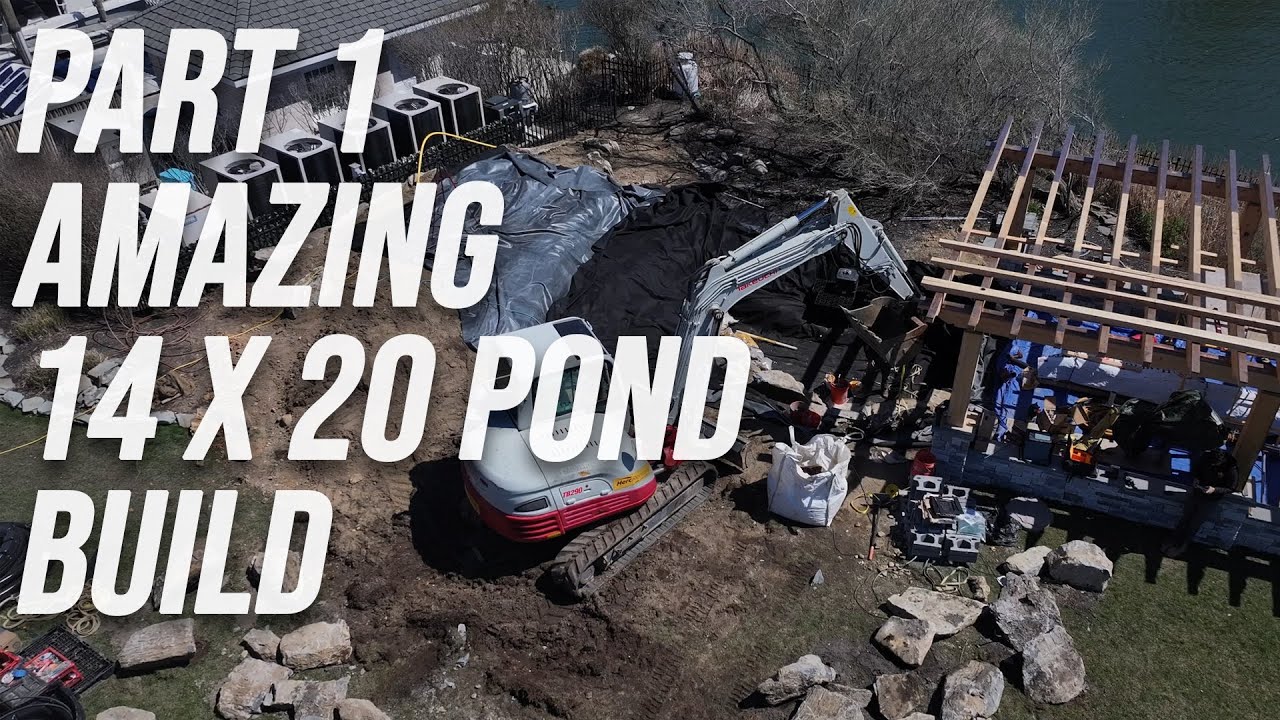 Kicking Off an Epic 14'x20' Pond Build | Waterfalls, Lights & a Pergola Begin... What's Next?!