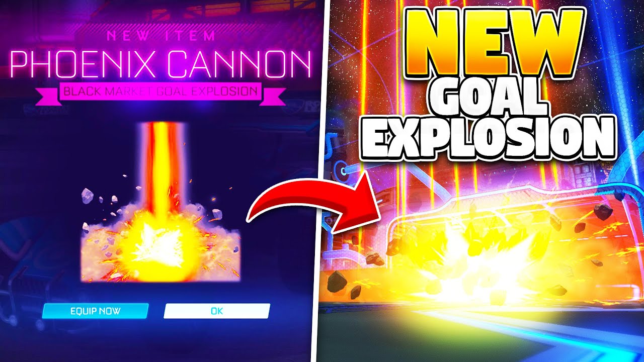 *NEW* PHOENIX CANNON Goal Explosion On Rocket League! FULL SHOWCASE