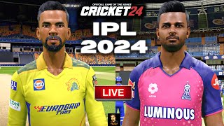 IPL 2024 CSK vs RR T20 Match - Cricket 24 Live - RtxVivek screenshot 2