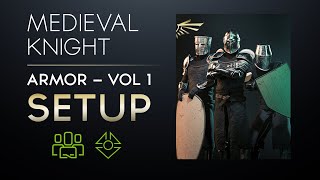 Medieval Knight Armor Pack Setup