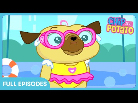 Chip's Big Splash and Homework Help! 🌊 - Chip and Potato | WildBrain Family Fun House