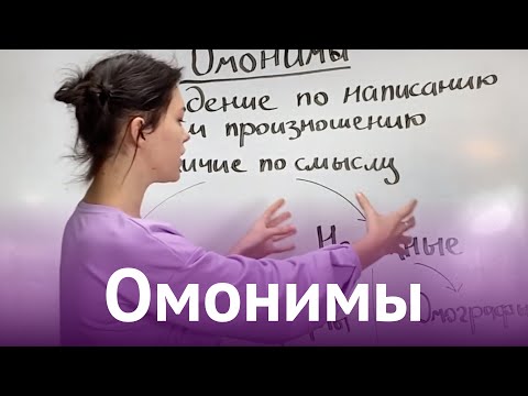 Видео: Омоними: видове и примери