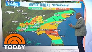 Millions at risk for severe weekend weather along East Coast