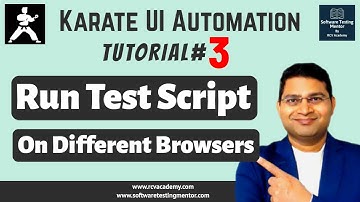 Karate UI Automation Tutorial #3-Run Test Script on Different Browsers