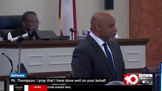 Defense sheds tears, jury deliberations end for the night