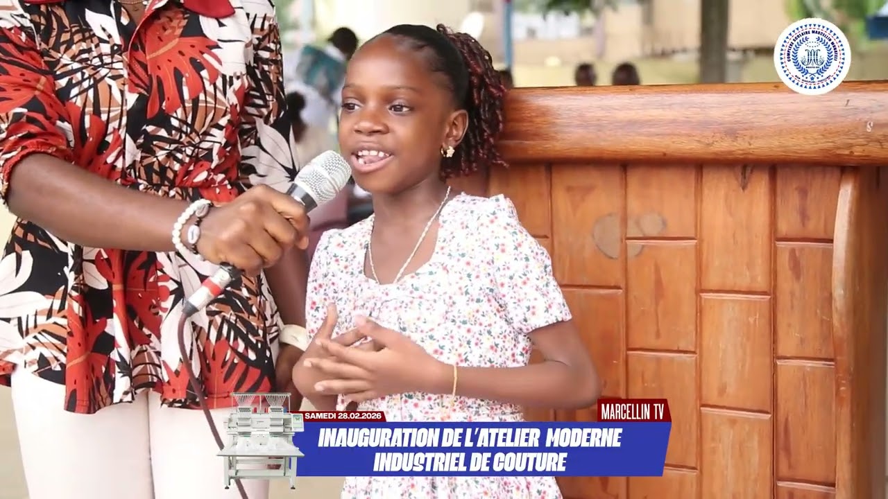 l'Inauguration de l’atelier moderne industriel de couture du Complexe Scolaire Marcellin Mobateli