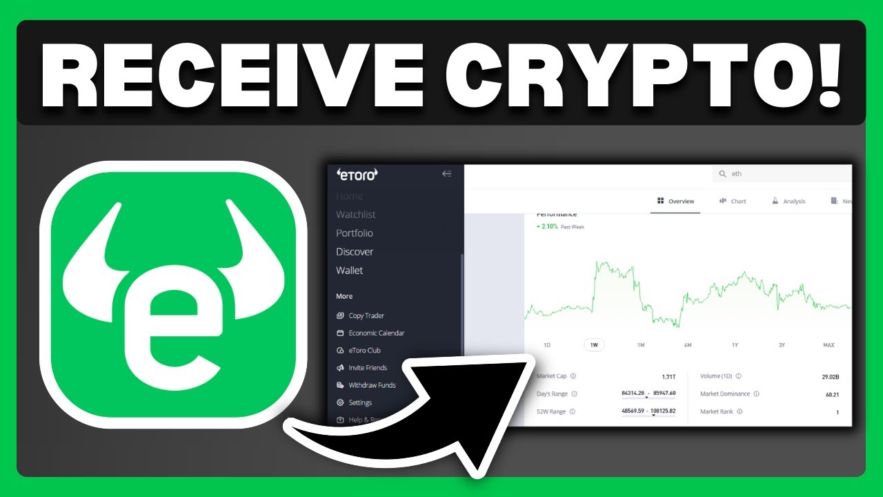 How To Receive Crypto On eToro - Full Guide