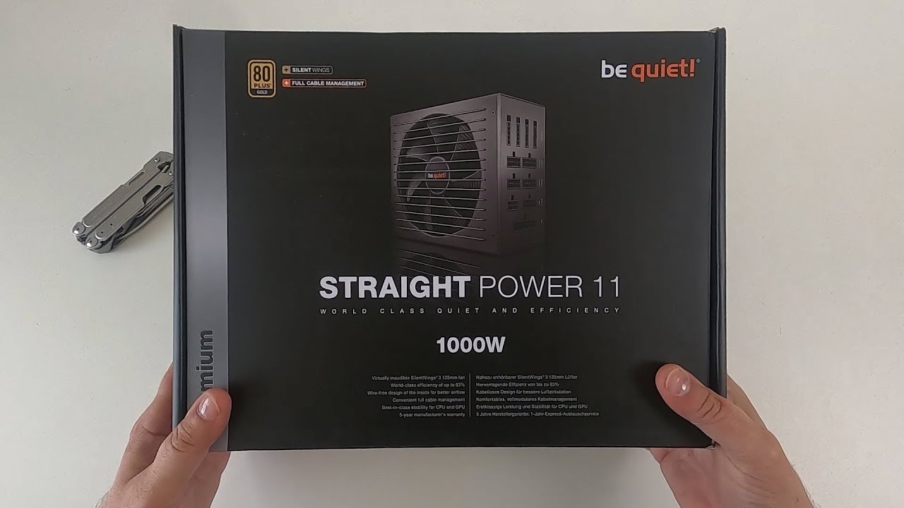 Be Quiet! Straight Power 11 1000W PSU *REAL* Unboxing in English