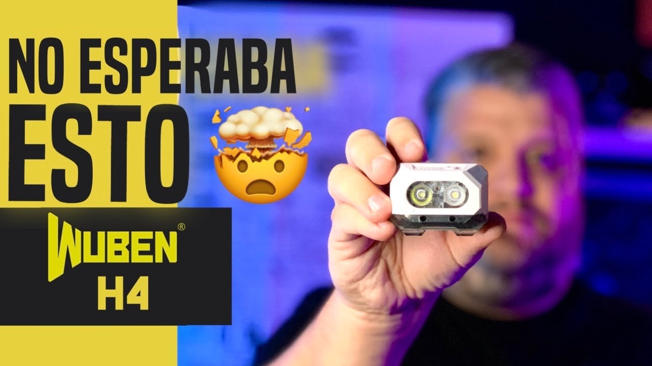 Probando el Wuben H4: potencia, comodidad y sorpresa final 🤯 Review EDC4K